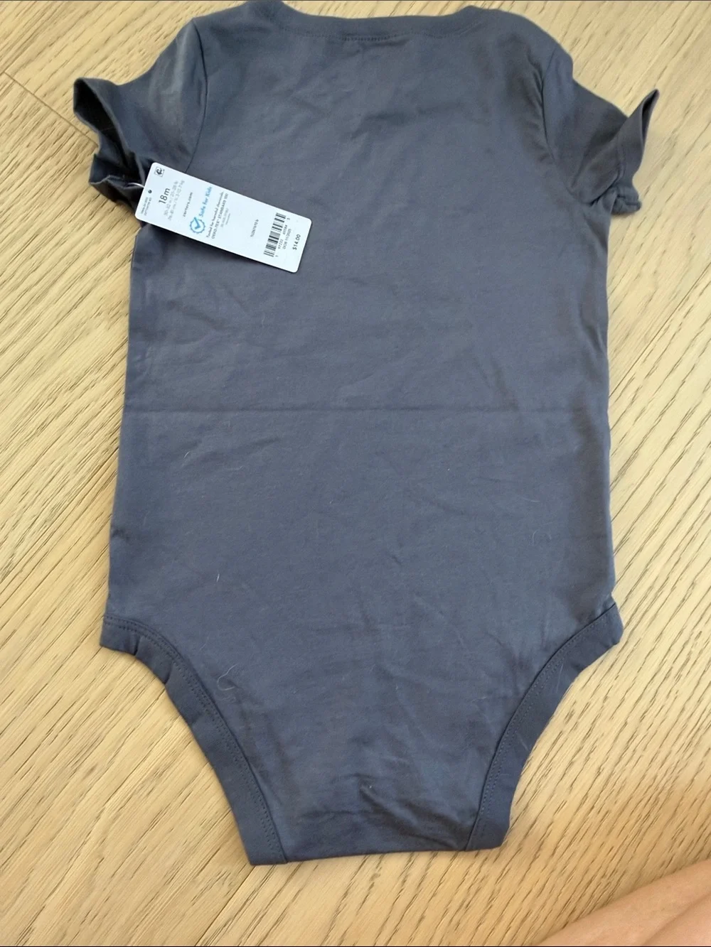 Carter's Navy Baby One-Piece with Light Blue 